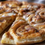 Cinnamon-Sugar Pizza made with Crescent Rolls
