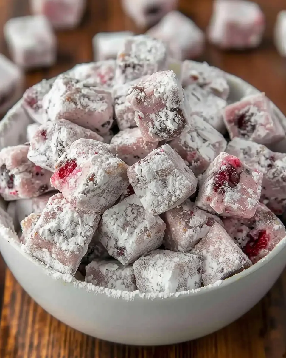 Irresistible Cherry Cheesecake Puppy Chow Recipe Delight to Indulge