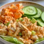 High Protein Buffalo Chicken Salad (Healthy, Easy)