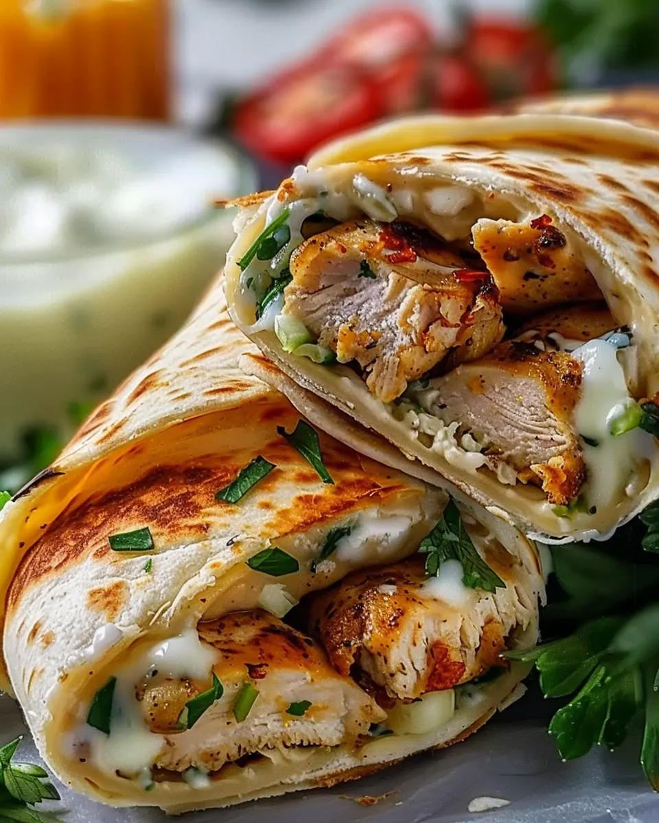 Low Carb Cheesy Garlic Chicken Wraps: Easy Turkey Bacon Delight