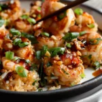 Crispy Rice with Spicy Shrimp Salad