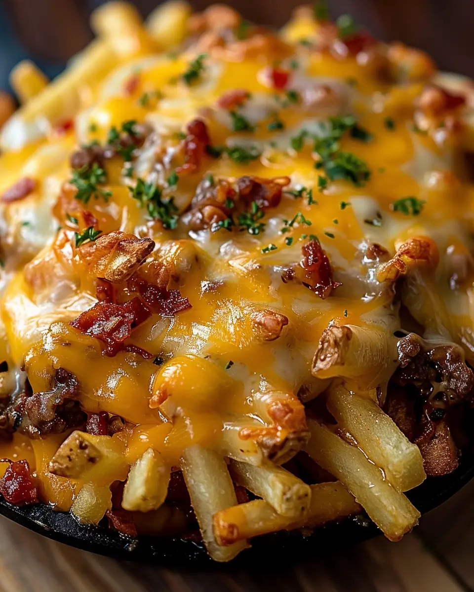 Cheeseburger French Fry Casserole: A Juicy Turkey Bacon Twist