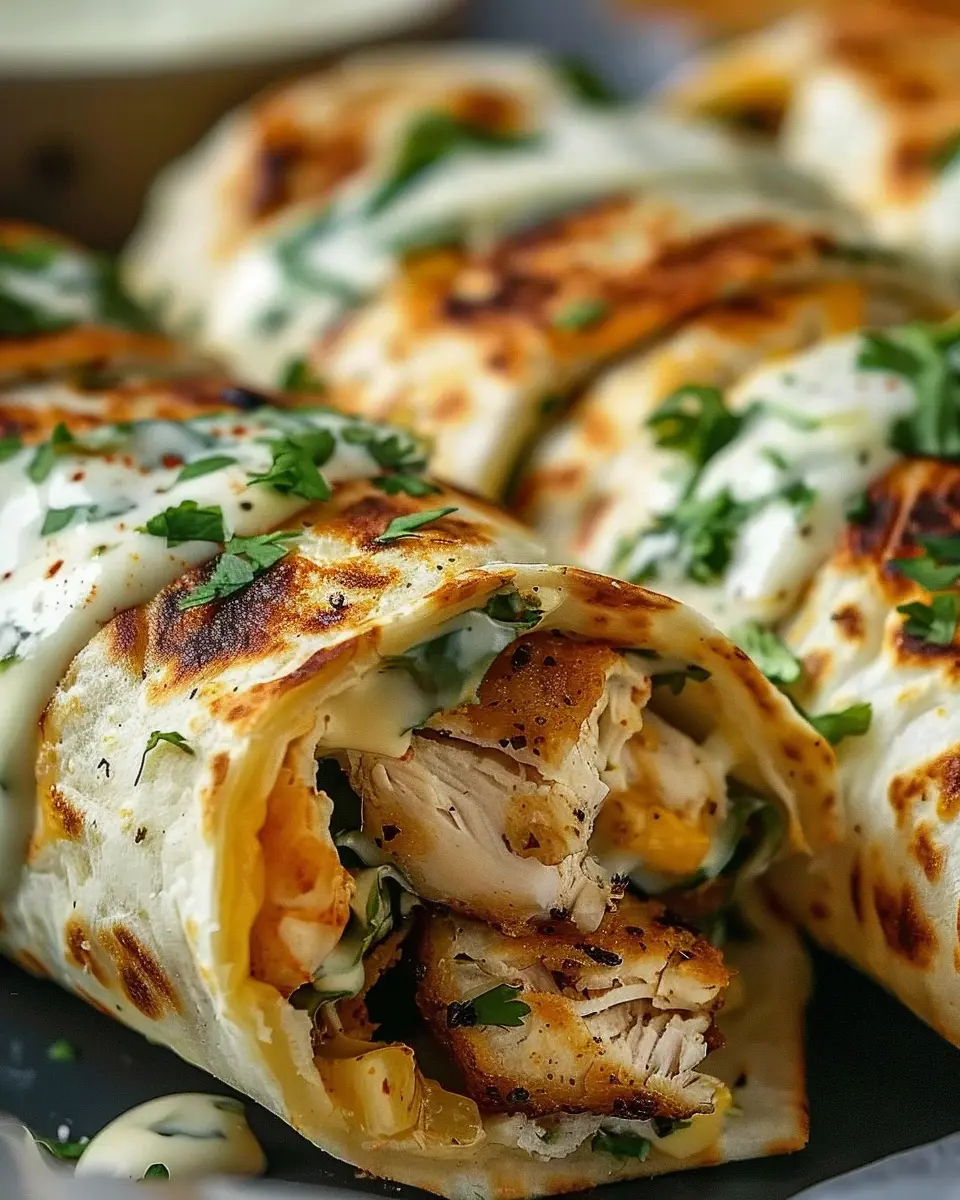 Low Carb Cheesy Garlic Chicken Wraps: A Deliciously Easy Recipe