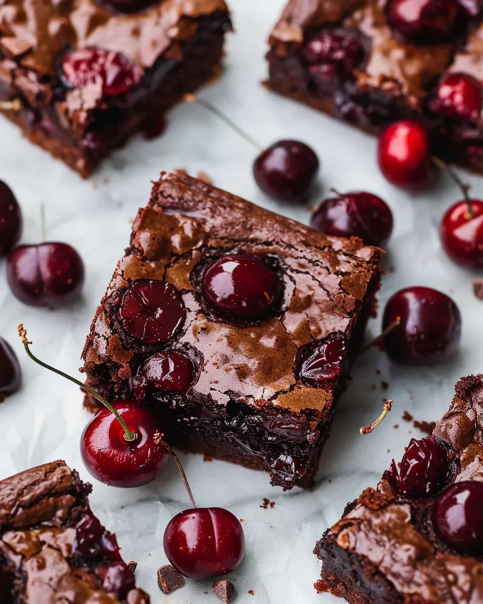 Roasted Chocolate Cherry Brownies: Irresistible Indulgence at Home