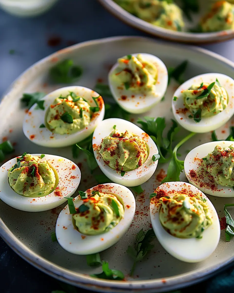 Avocado Deviled Eggs: Easy Recipe with Turkey Bacon Twist