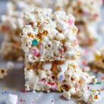 Homemade Funfetti Marshmallow Popcorn Treats Recipe
