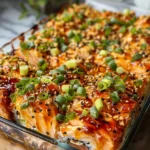 Spicy Salmon Sushi Bake