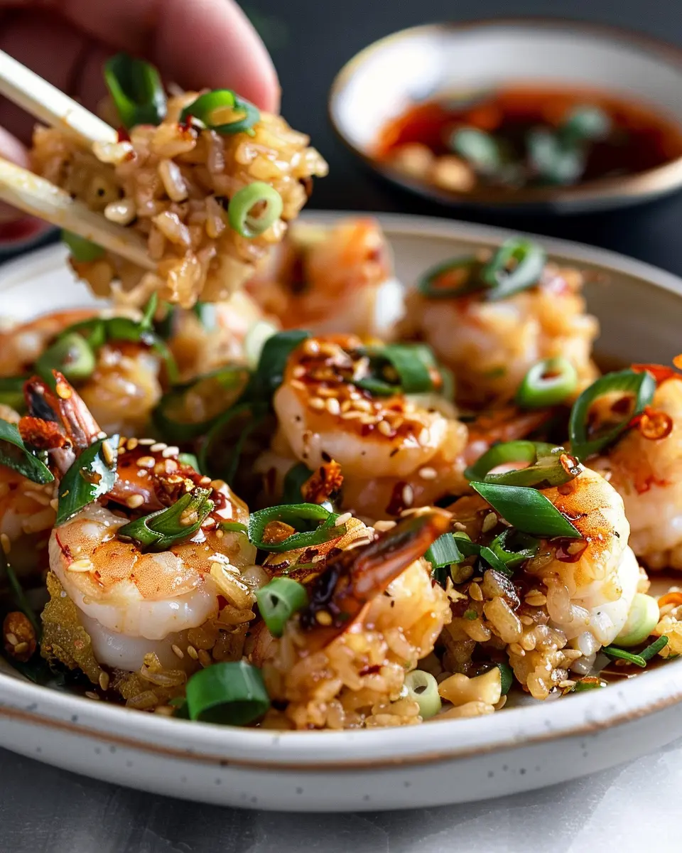 Crispy Rice with Spicy Shrimp Salad: A Flavorful Easy Delight