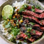 Cilantro Lime Steak Bowls