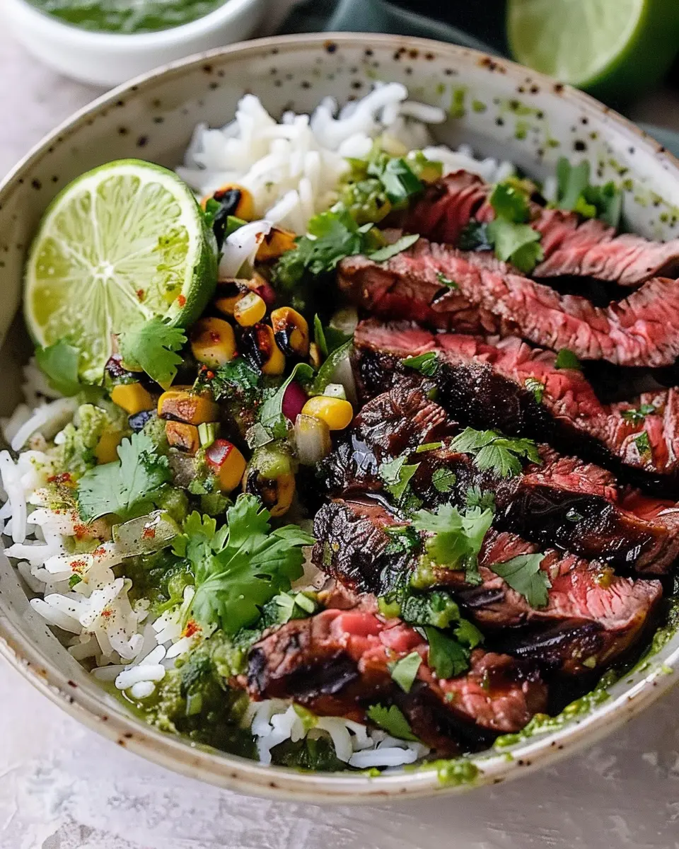 Cilantro Lime Steak Bowls: Easy, Flavorful and Fresh Delight