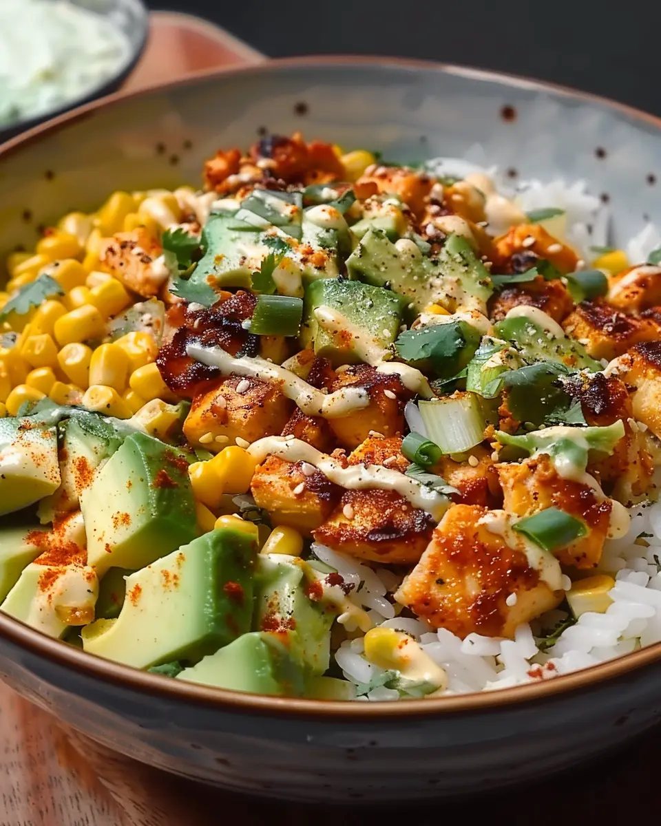 Street Corn Chicken Rice Bowl: Easy, Flavorful Dinner Delight