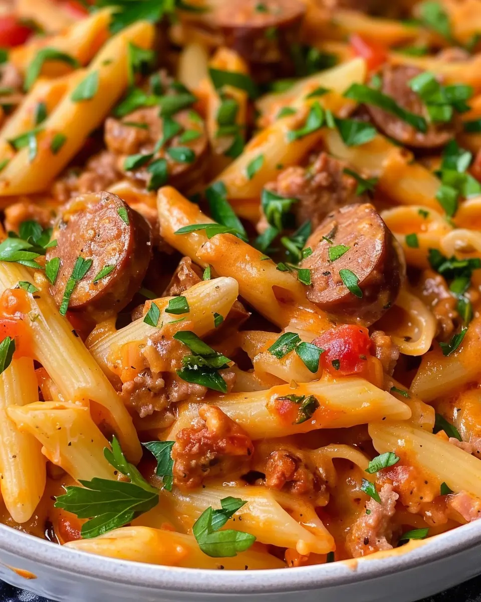 One Pot Creamy Cajun Sausage Pasta: Easy 30-Minute Delight