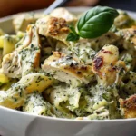 Creamy Pesto Chicken Pasta
