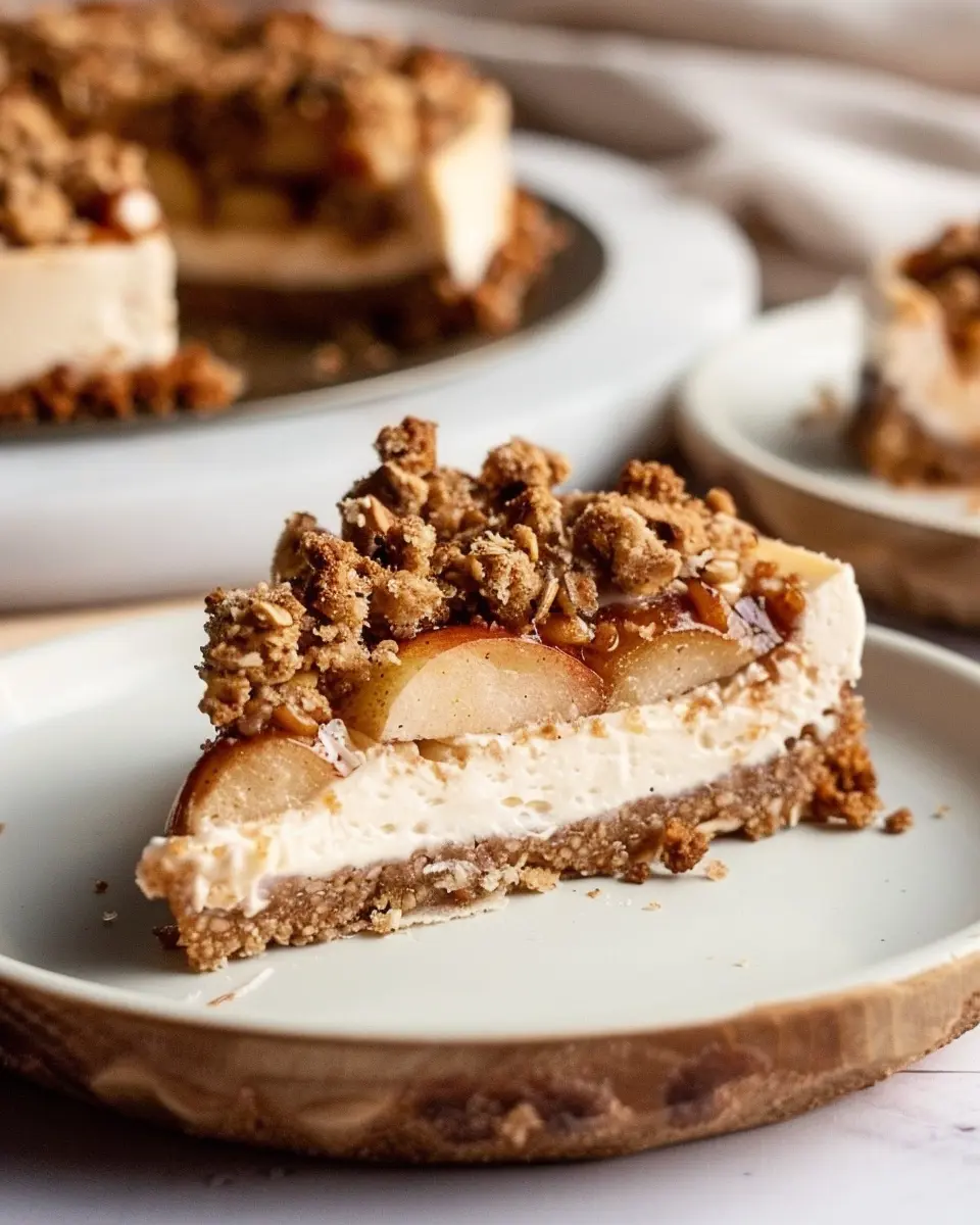 Vegan Apple Crumble Cheesecake: The Easy Indulgence You Need