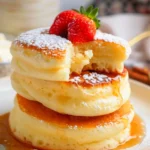Fluffy Japanese Soufflé Pancakes