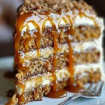 Gooey Coffee Caramel Cake