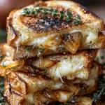 Pear & Apple Grilled Cheese With Caramelized Onions: A Quick Delight