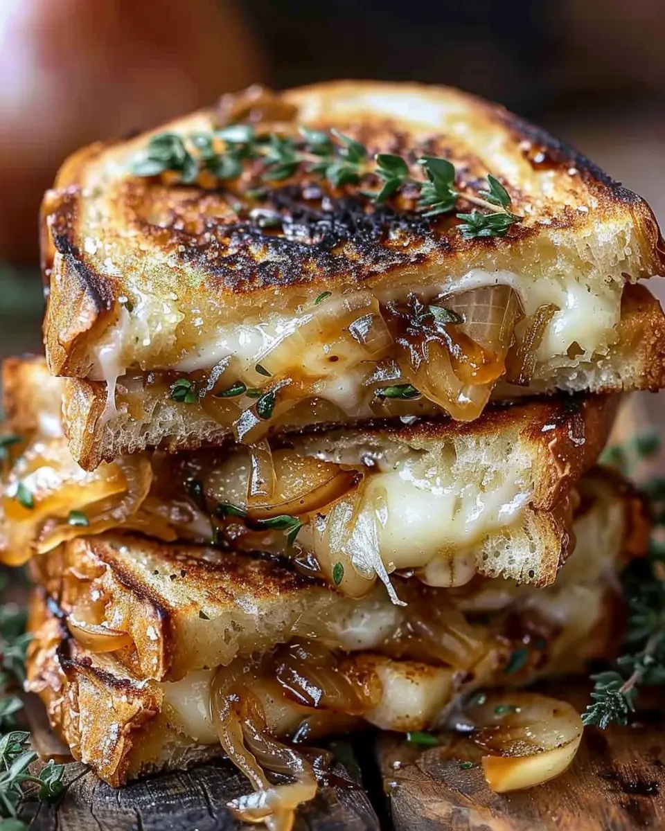 Pear &amp; Apple Grilled Cheese: A Quick Delight with Turkey Bacon