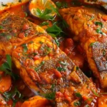 Classic Spicy Moroccan Fish in Rich Sauce