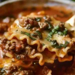 Mouthwatering One Pot Lasagna Soup
