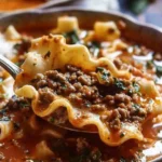 Mouthwatering One Pot Lasagna Soup