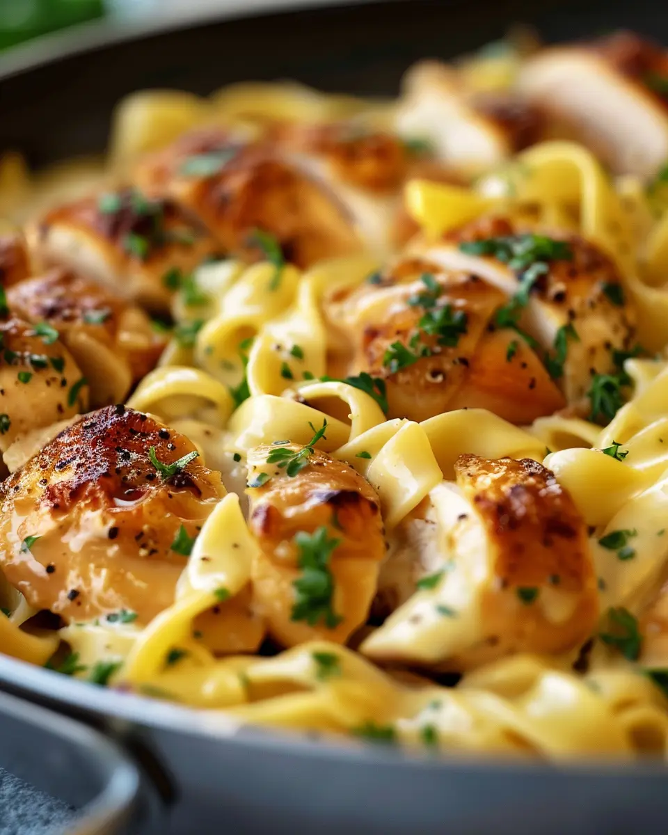 One-Pan Chicken with Buttered Noodles: Easy Comfort Food Dinner