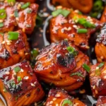 Mouthwatering Honey Garlic Salmon Bites