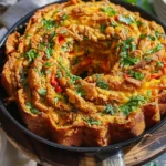 Breakfast Veggie Crinkle Cake