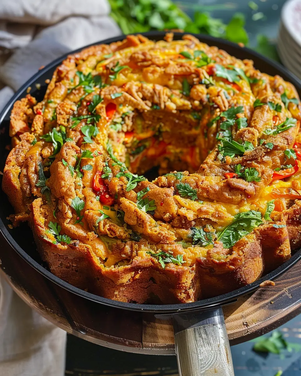 Breakfast Veggie Crinkle Cake: The Best Homemade Start to Your Day