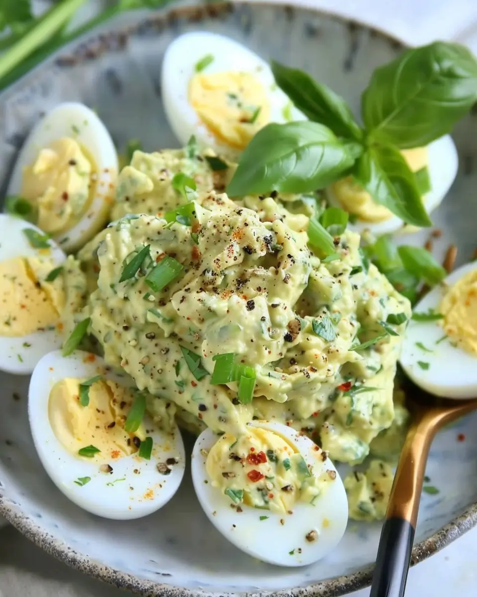 Herby Avocado Egg Salad: Quick, Easy, and Irresistibly Delicious