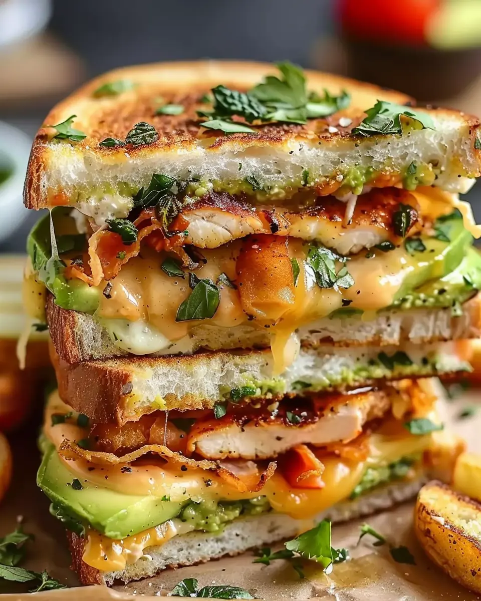 Chicken Avocado Melt Sandwich: Easy and Indulgent Flavor Boost