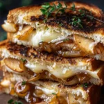 Pear & Apple Grilled Cheese With Caramelized Onions: A Quick Delight