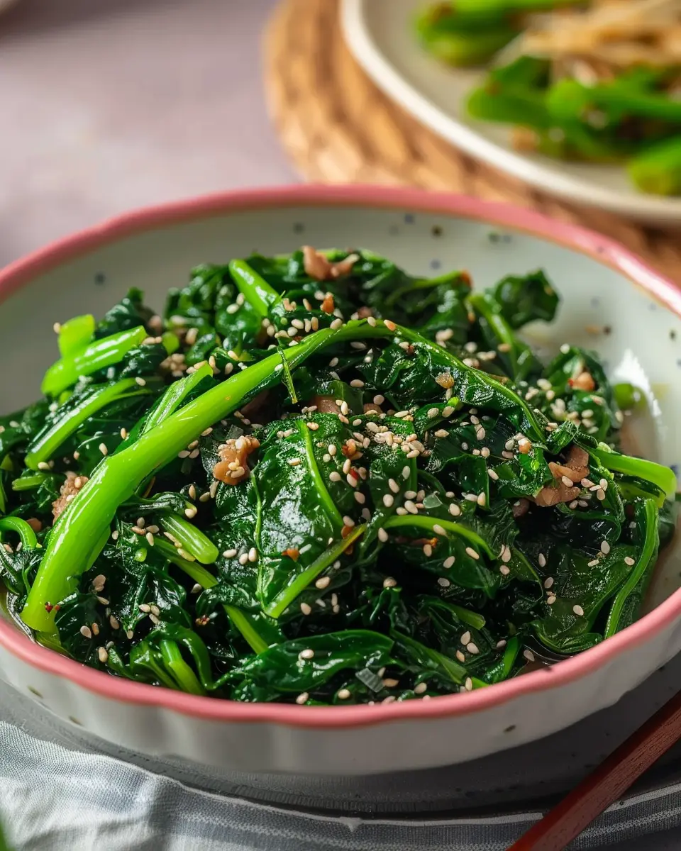 Korean Spinach Side Dish: Easy Sigeumchi Namul Recipe to Try Today