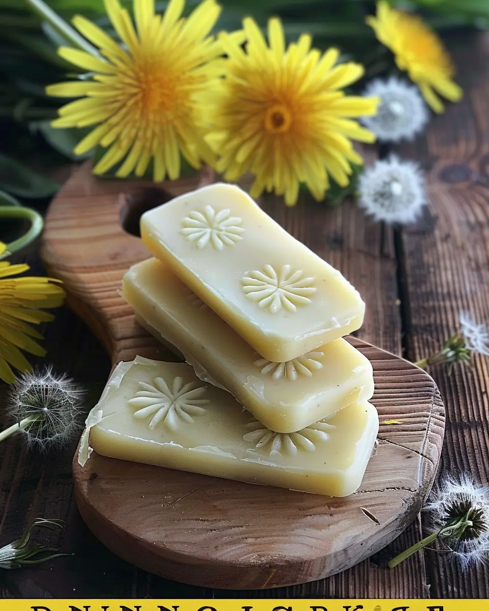Dandelion Lotion Bars: Easy Homemade Skin Soothing Recipe