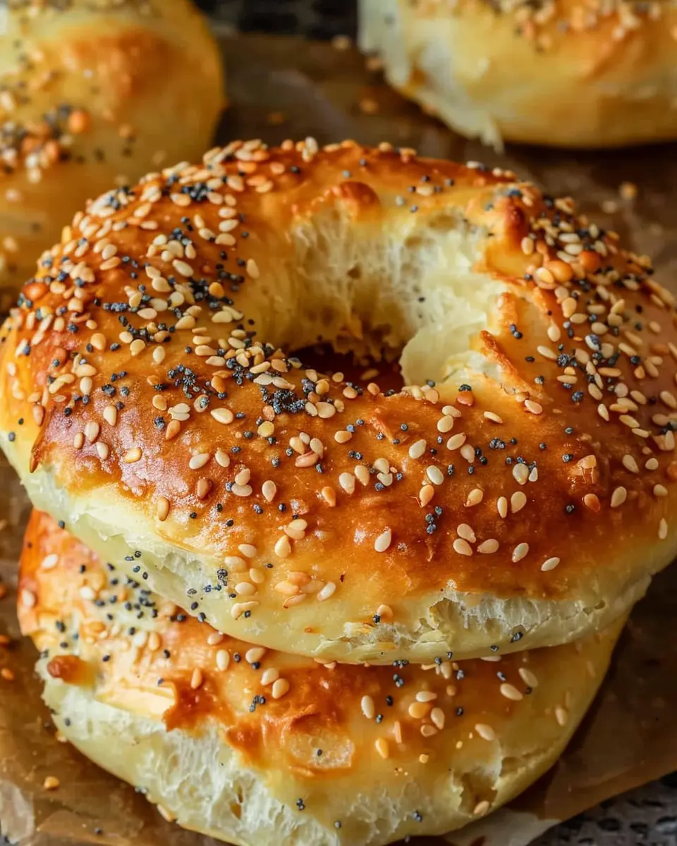 Die besten Protein Bagel mit Turkey Bacon und Chicken Ham Rezept