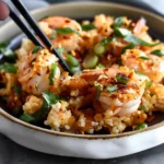 Crispy Rice with Spicy Shrimp Salad