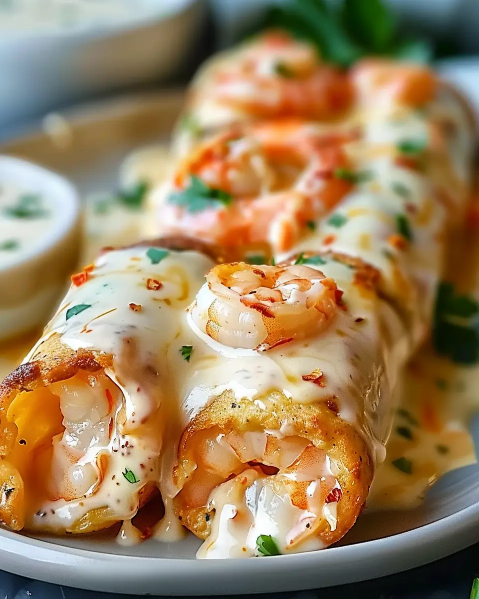Delicious Crab Shrimp Queso Rolls: Indulgent Bites for Your Feast
