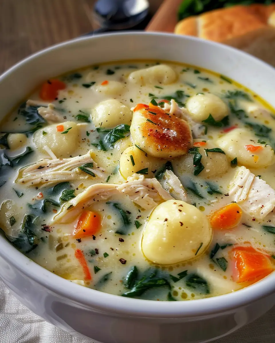 Olive Garden Chicken Gnocchi Soup Recipe: Easy Comfort Food Delight