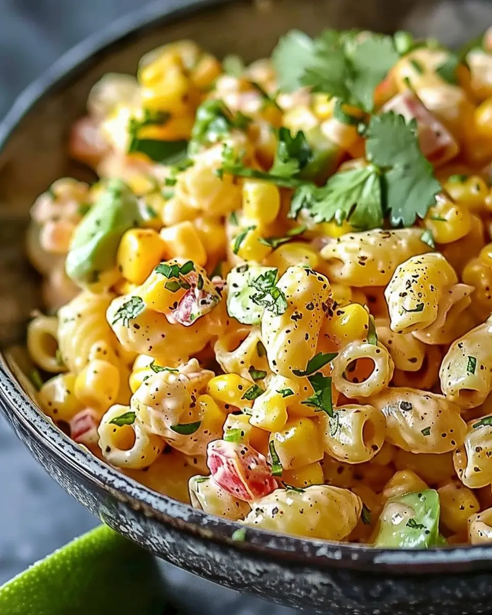 Mexican Street Corn Pasta Salad is a Must-Try Easy Delight