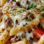 Philly Cheesesteak Pasta